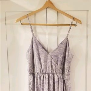 Parc & Lex Asymmetric Ruffle Wrap Dress